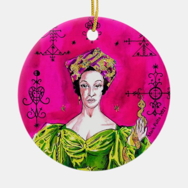 Spirated Tales Julgransprydnad Keramik (Framsidan)