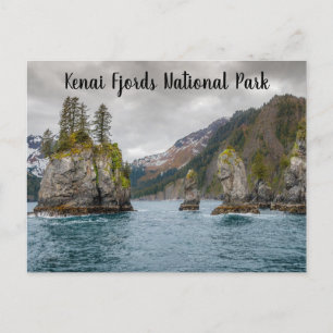 Spire Cove Kenai Fjords nationalpark Alaska Vykort