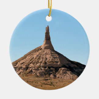 Spire för Scottsbluff Nebraska lampglassten Julgransprydnad Keramik