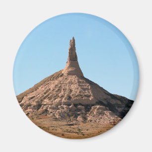 Spire för Scottsbluff Nebraska lampglassten Magnet