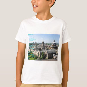 Spires av den Oxford dikt by: Winifried Mabel Tee Shirt