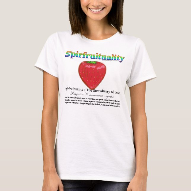 Spirfruituality: Jordgubben av kärlek Tröja (Framsida)