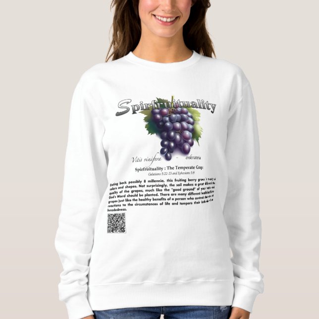 Spirfruituality : The Temperate Grape T-Shirt (Framsida)