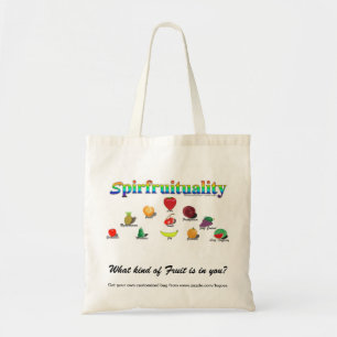Spirfruktighet: (Retro Digital Paint Design) Tygkasse
