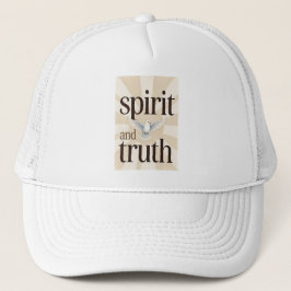 Spirit and Truth Christian Trucker Hat Keps