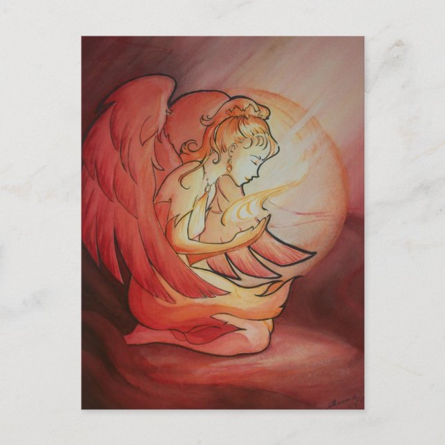 Spirit-änggel Vykort (Framsida)