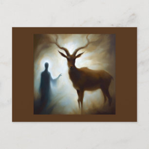 Spirit Animal Antelope 1 Vykort