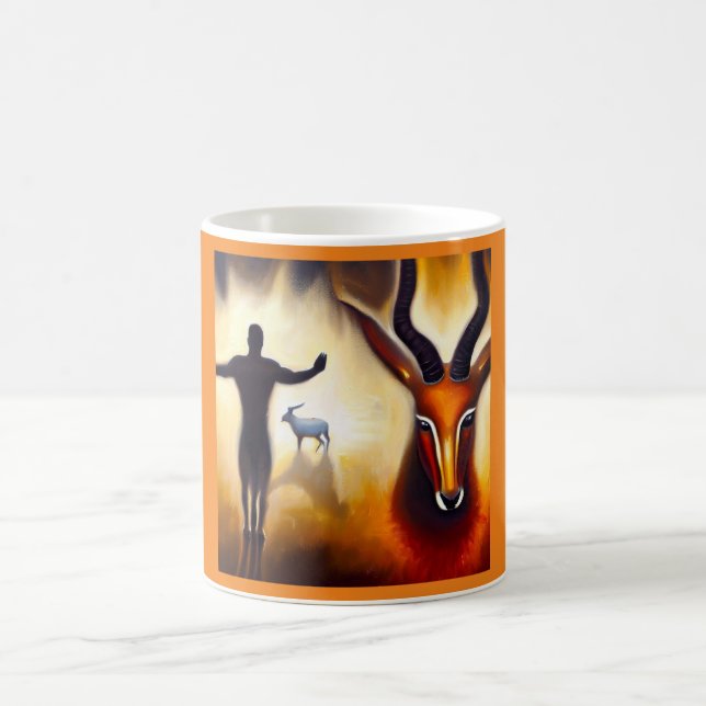 Spirit Animal Antelope 3 Kaffemugg (Center)