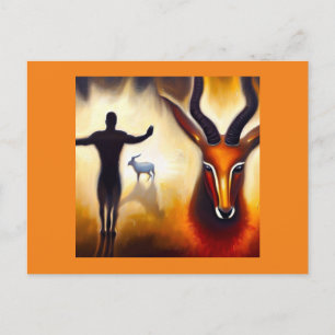 Spirit Animal Antelope 3 Vykort