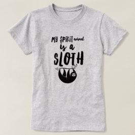 Spirit Animal är en Sloth T-Shirt