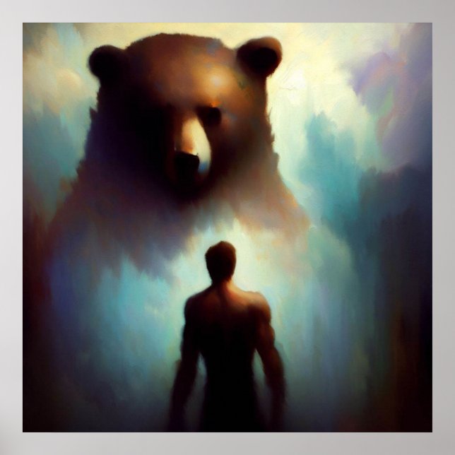 Spirit Animal Bear 1 Poster (Framsidan)