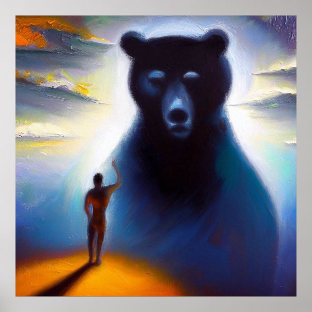 Spirit Animal Bear 2 Poster (Framsidan)