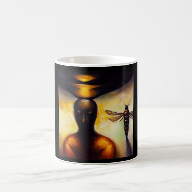 Spirit Animal Bee 3 Kaffemugg (Center)