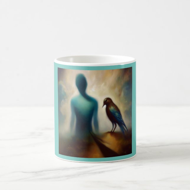 Spirit Animal Bluebird 1 Kaffemugg (Center)