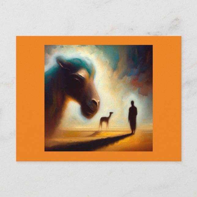 Spirit Animal Camel 1 Vykort (Framsida)