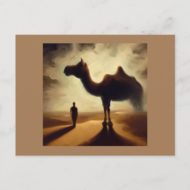 Spirit Animal Camel 2 Vykort (Framsida)