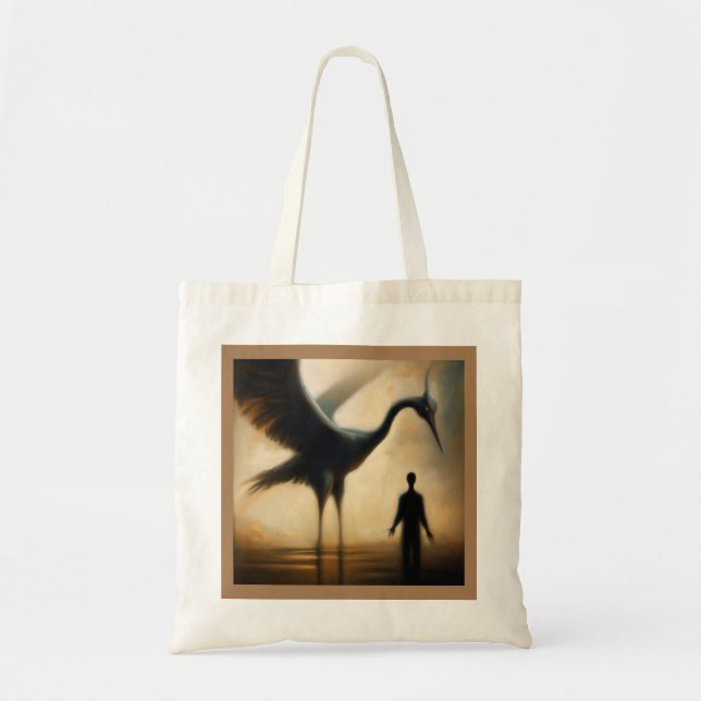 Spirit Animal Crane 2 Tygkasse (Framsidan)