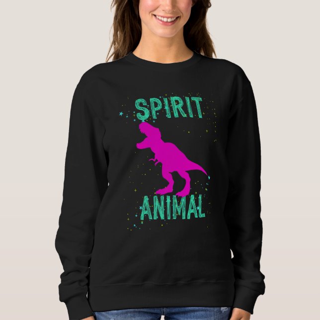 Spirit Animal Dinosaur Lover Animals Comfort Cute  T Shirt (Framsida)