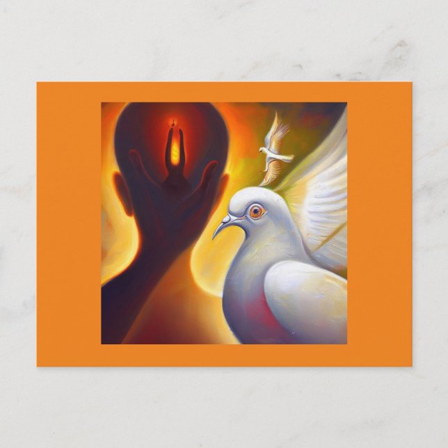 Spirit Animal Dove 4 Vykort (Framsida)