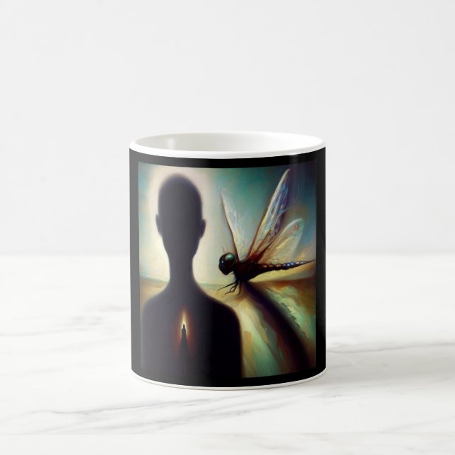 Spirit Animal Dragonfly 1 Kaffemugg (Center)