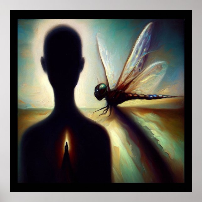 Spirit Animal Dragonfly 1 Poster (Framsidan)