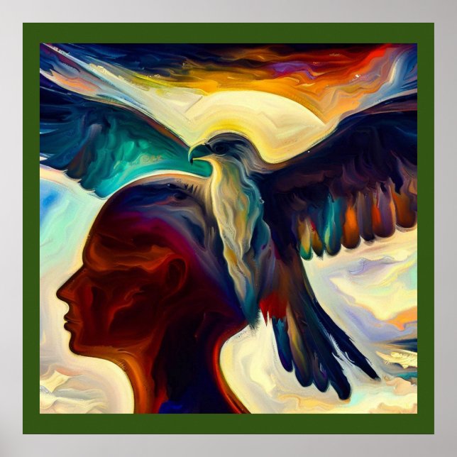 Spirit Animal Eagle 3 Poster (Framsidan)