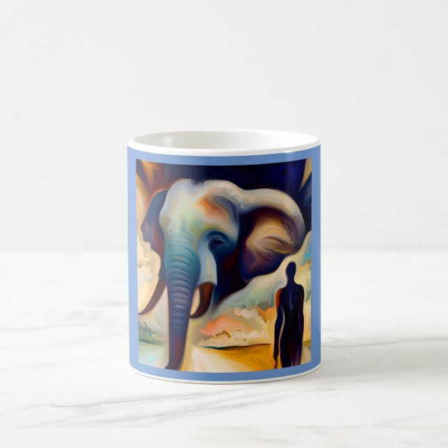 Spirit Animal Elephant 2 Kaffemugg (Center)