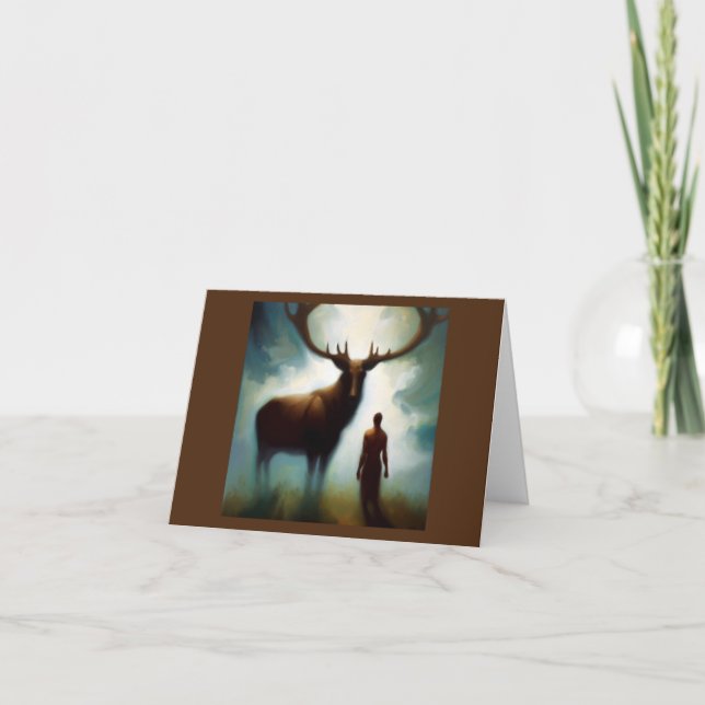 Spirit Animal Elk 1 Kort (Framsida)