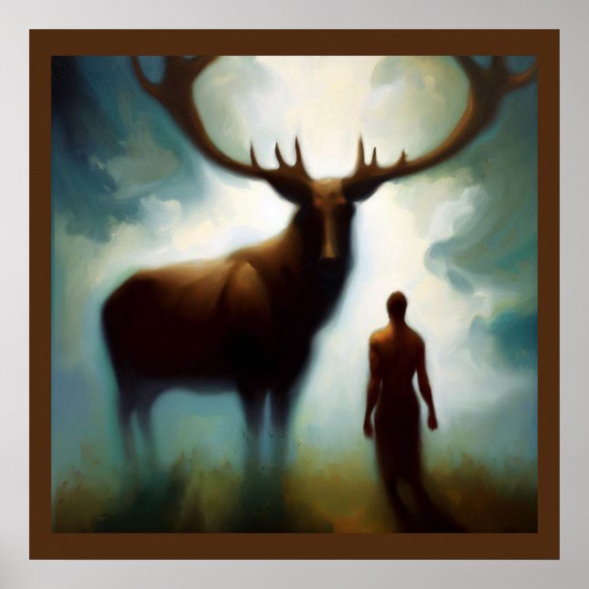 Spirit Animal Elk 1 Poster (Framsidan)