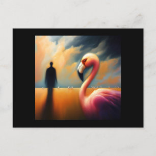 Spirit Animal Flamingo 1 Vykort