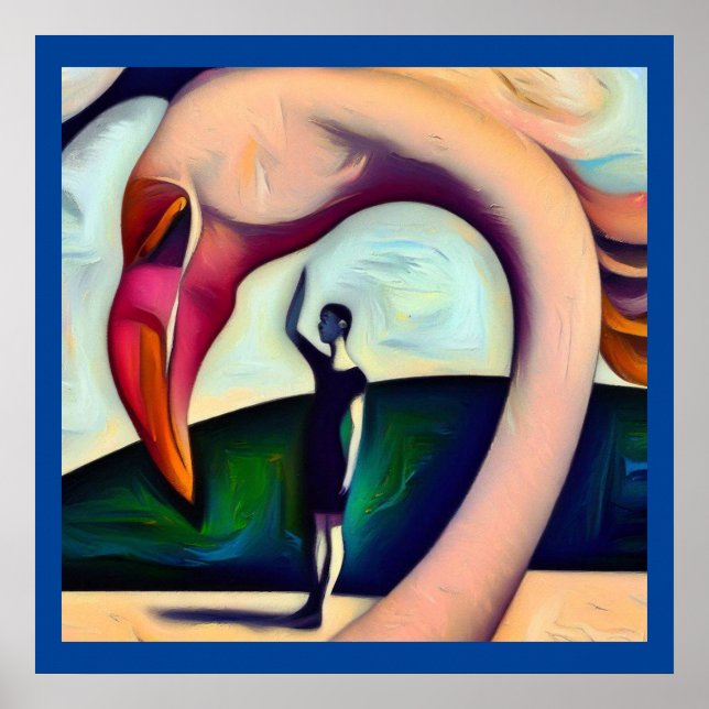 Spirit Animal Flamingo 3 Poster (Framsidan)