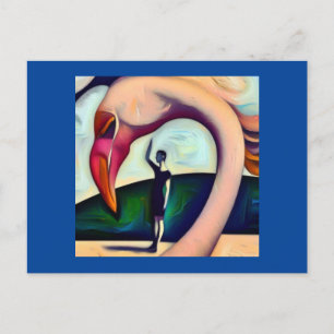 Spirit Animal Flamingo 3 Vykort
