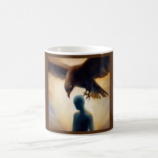 Spirit Animal Hawk 2 Kaffemugg (Center)