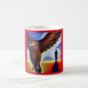 Spirit Animal Hawk 3 Kaffemugg