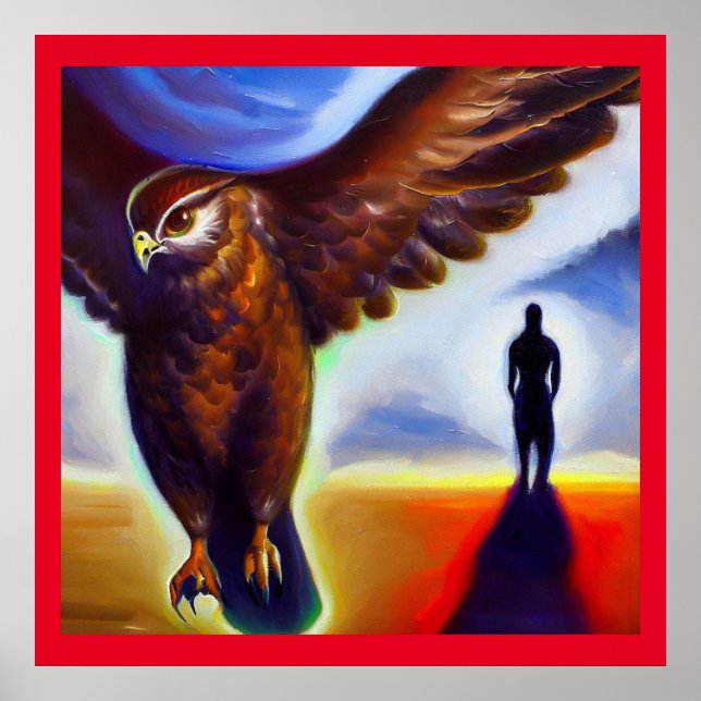 Spirit Animal Hawk 3 Poster (Framsidan)