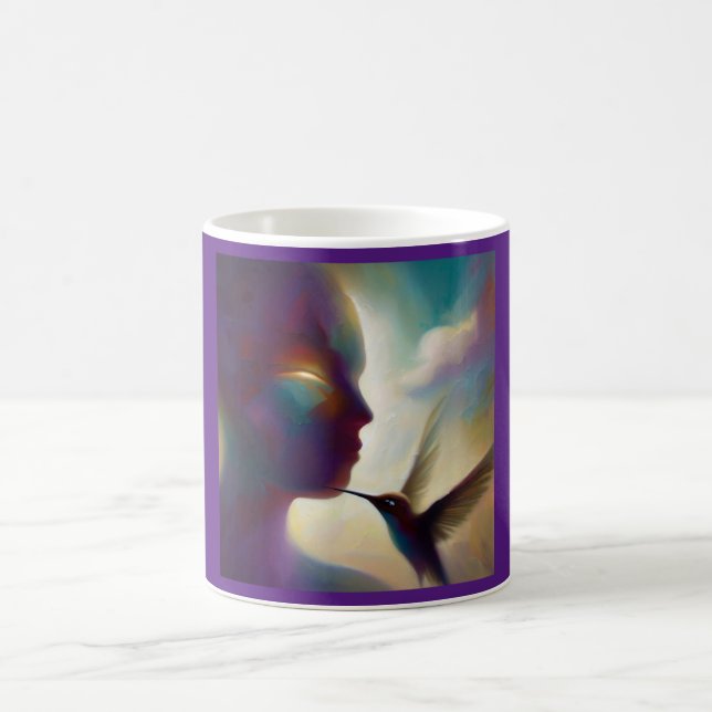 Spirit Animal Hummingbird 1 Kaffemugg (Center)