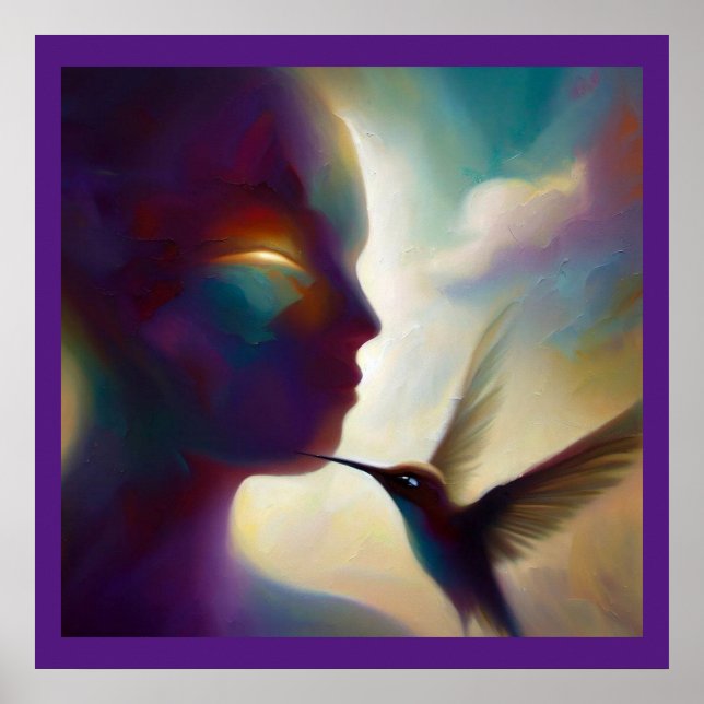 Spirit Animal Hummingbird 1 Poster (Framsidan)