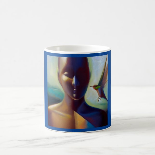 Spirit Animal Hummingbird 3 Kaffemugg (Center)