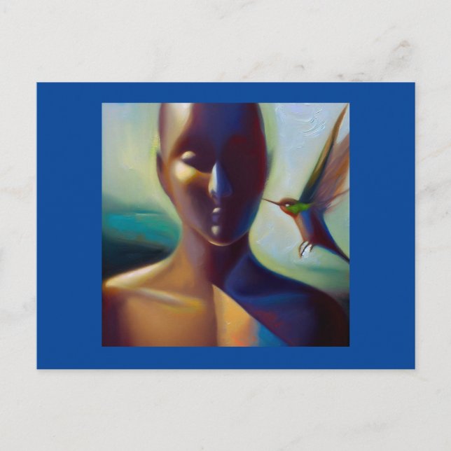 Spirit Animal Hummingbird 3 Vykort (Framsida)