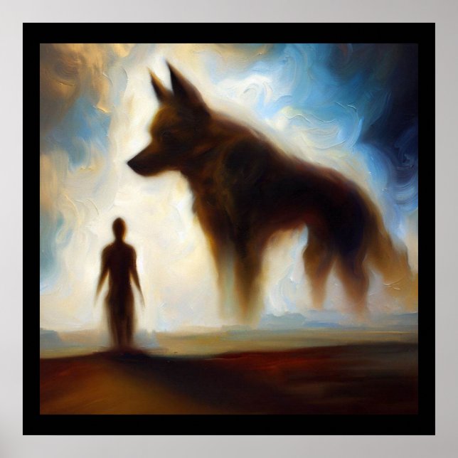 Spirit Animal Hund 1 Poster (Framsidan)