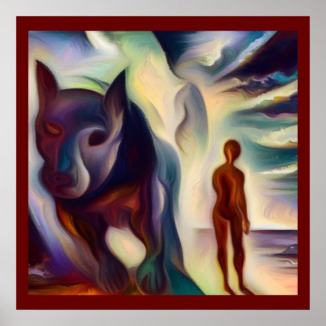 Spirit Animal Hund 2 Poster (Framsidan)