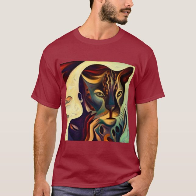 Spirit Animal Jaguar 3 T Shirt (Framsida)