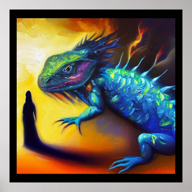 Spirit Animal Lizard 3 Poster (Framsidan)