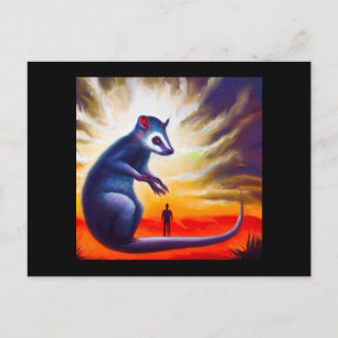 Spirit Animal Opossum 2 Vykort
