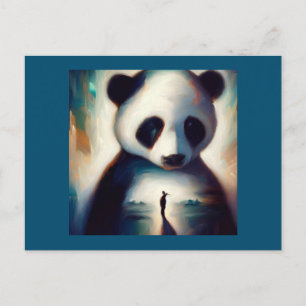Spirit Animal Panda 1 Vykort
