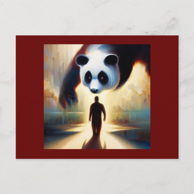 Spirit Animal Panda 2 Vykort (Framsida)