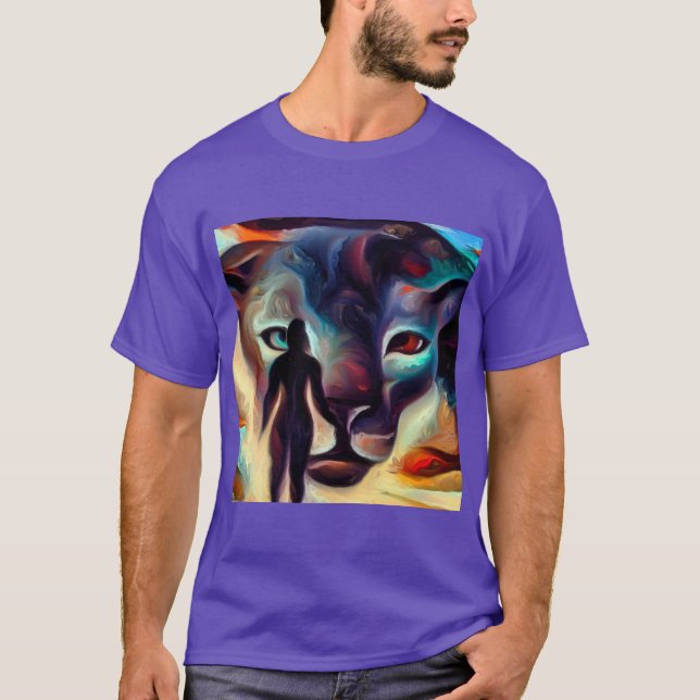 Spirit Animal Panther 3 T Shirt (Framsida)