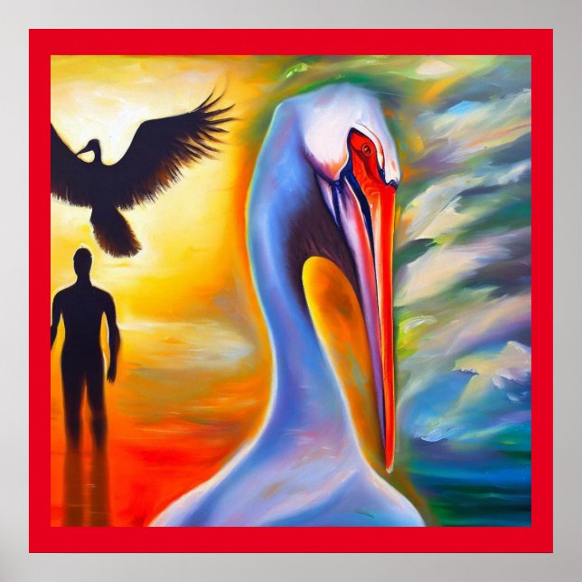 Spirit Animal Pelican 2 Poster (Framsidan)