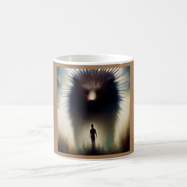 Spirit Animal Porcupine 1 Kaffemugg (Center)