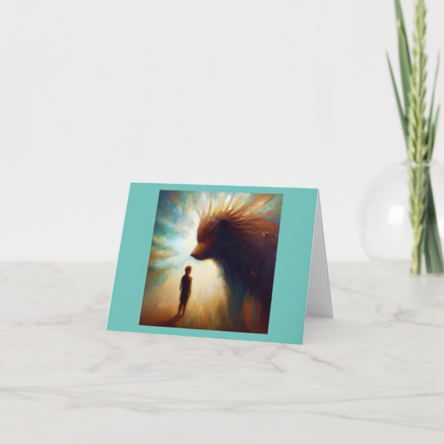 Spirit Animal Porcupine 2 Kort (Framsida)